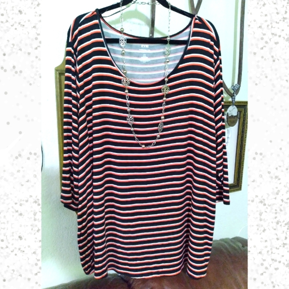 4X Evri Super Soft Light Very Stretchy Womens Plus Size Roomy Top🦩